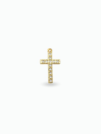 Charm croix à strass