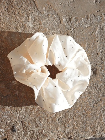 Élastiques cheveux femme​​ blanc