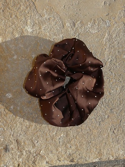 Élastiques cheveux femme​​ marron