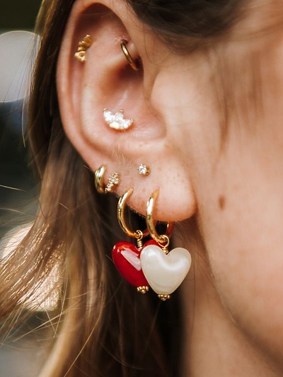 Boucles d'oreilles acier inoxydable