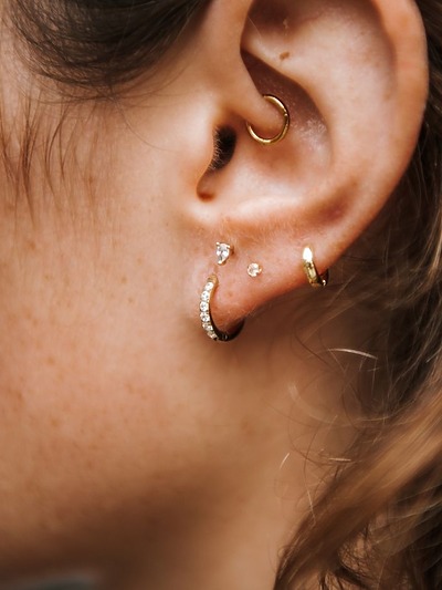 Boucles d'oreilles cristaux