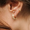 Mini créoles à strass