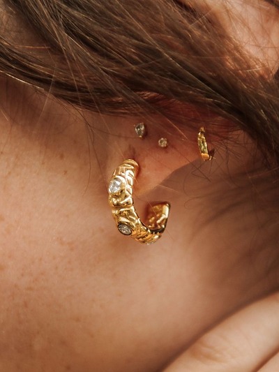 Boucles d'oreilles petites créoles