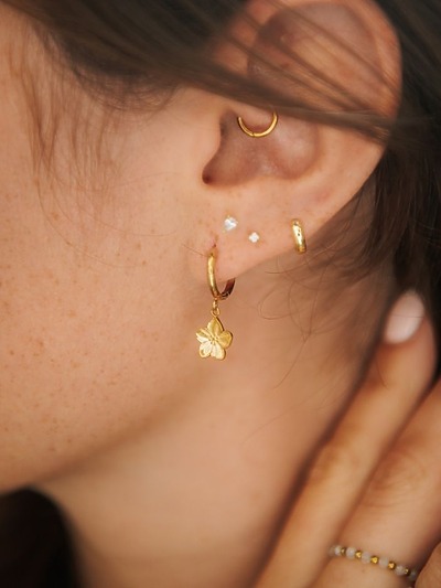 Boucles d'oreilles acier inoxydable