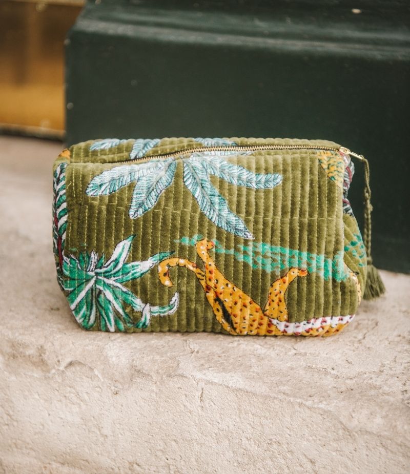 Pochette velours cotele​