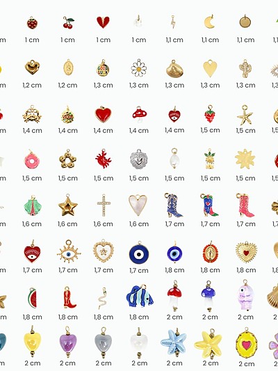 bijoux cailloux charms