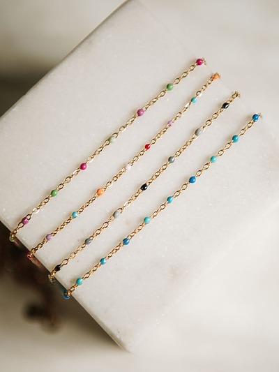 Collier émaillé