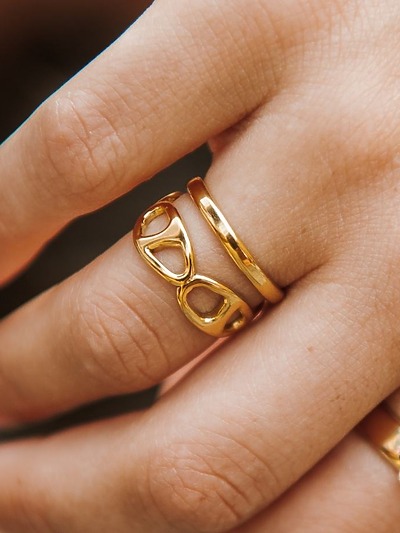 Bague chaine d'ancre