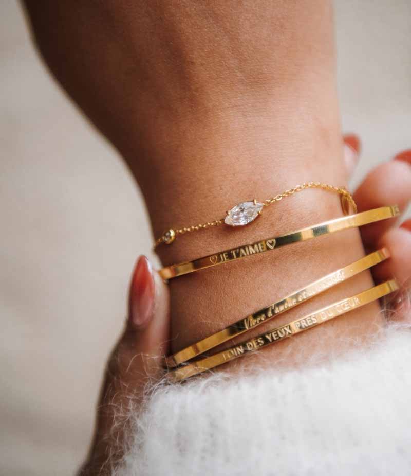 Bracelet zirconium