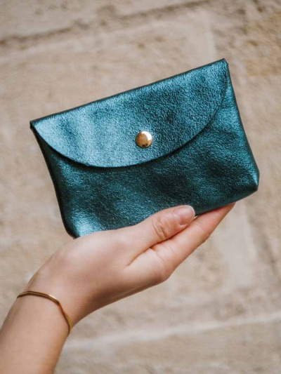 Pochette en cuir