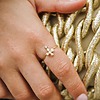 Bague croix femme