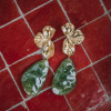 Boucle d’oreille fleur