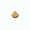 Pendentif coquille saint jacques or