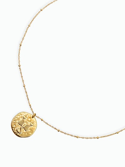 Collier signe astrologique scorpion