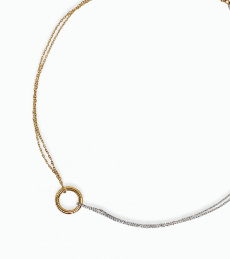 collier or et argent