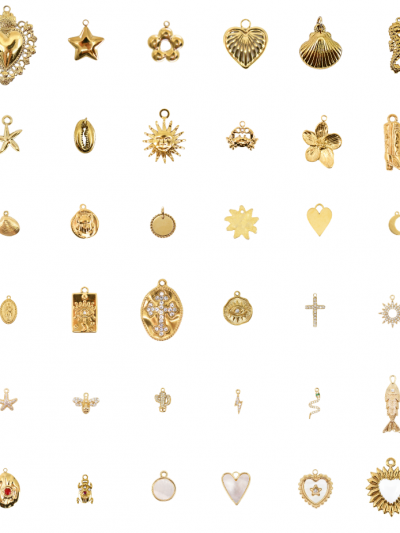 charms bijoux cailloux
