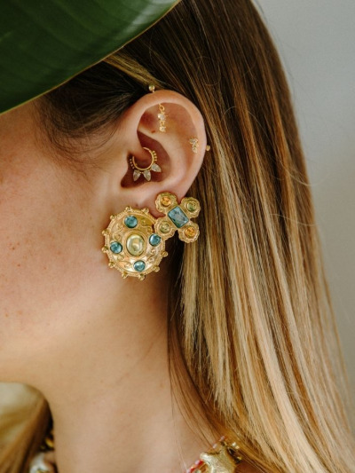 Boucles d'oreilles perles baroques