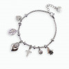 bracelet vierge marie acier