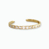 Bracelet jonc ouvert cristal
