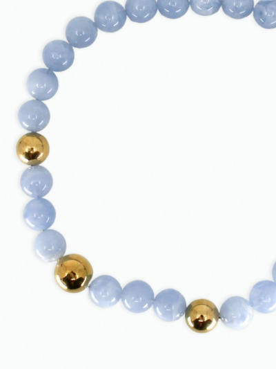 Collier grosses perles