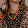 Collier grosses perles