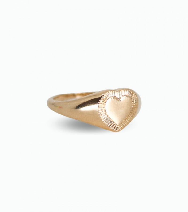 Chevalière femme or 18k