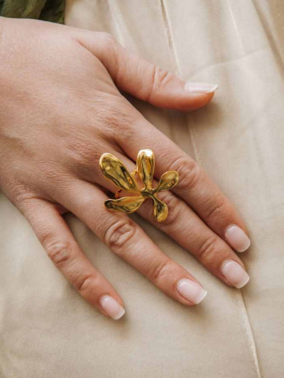Bague en fleur