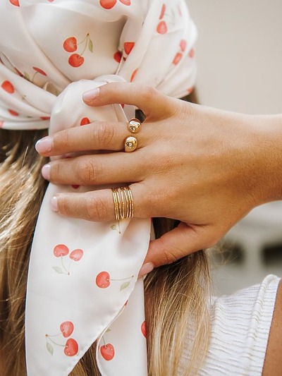 Bague ouverte femme