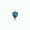 Pendentif coeur bleu