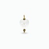 Pendentif coeur blanc