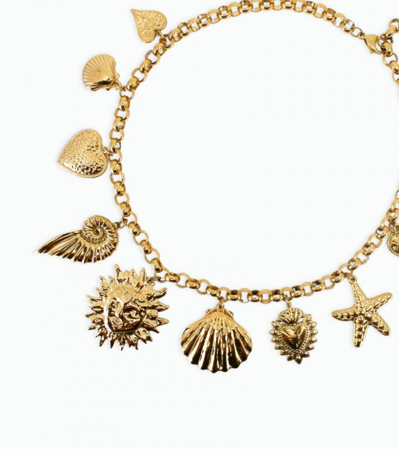 Collier gros pendentifs