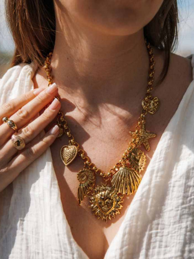 Collier gros pendentif