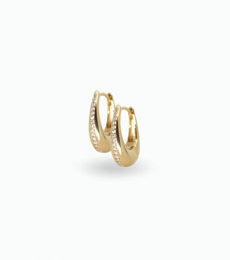 Plaqué or boucles d'oreilles