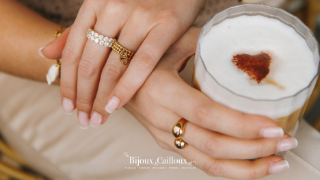 bague en plaqué or pour femme​