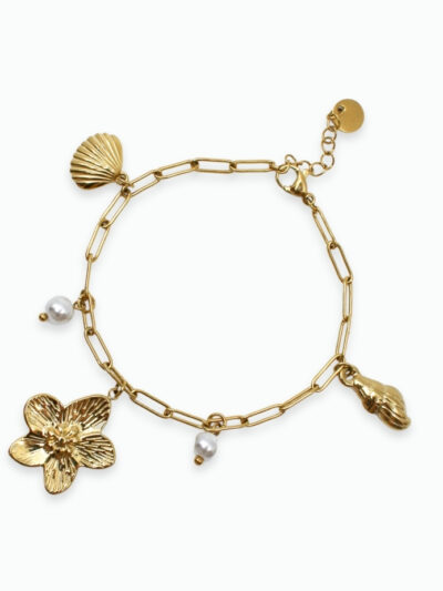 Bracelet breloque acier inoxydable