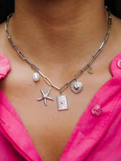 Chaine argentée pour charms