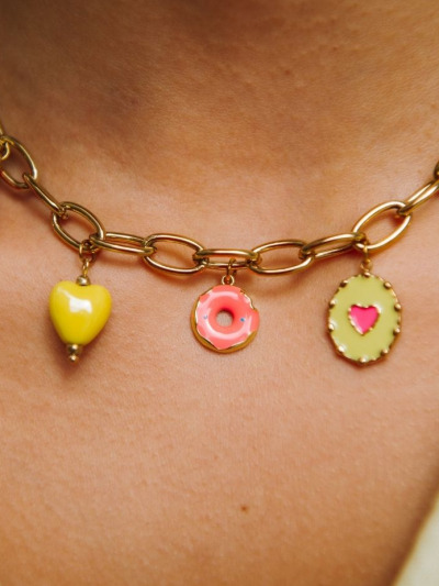 Charm pendentif donut