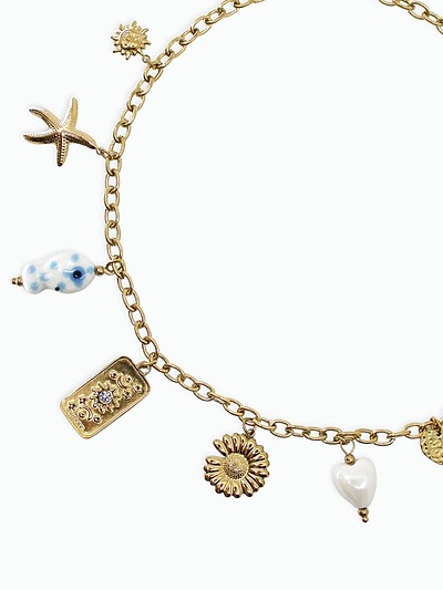 Collier avec pampilles