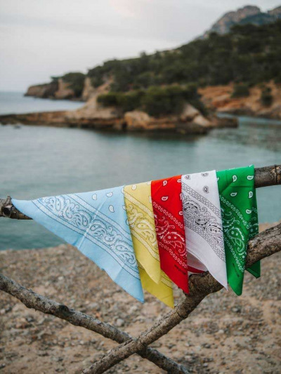 Foulard carré coton​