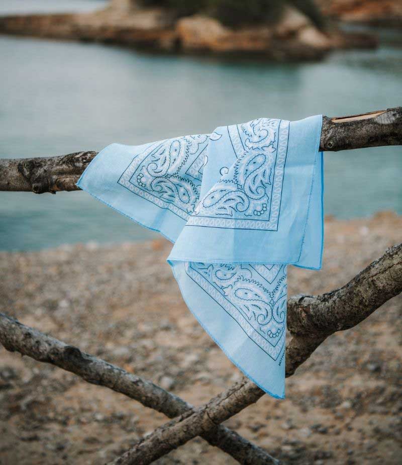 Foulard carré coton​