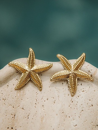 Grosse boucle d'oreille tendance