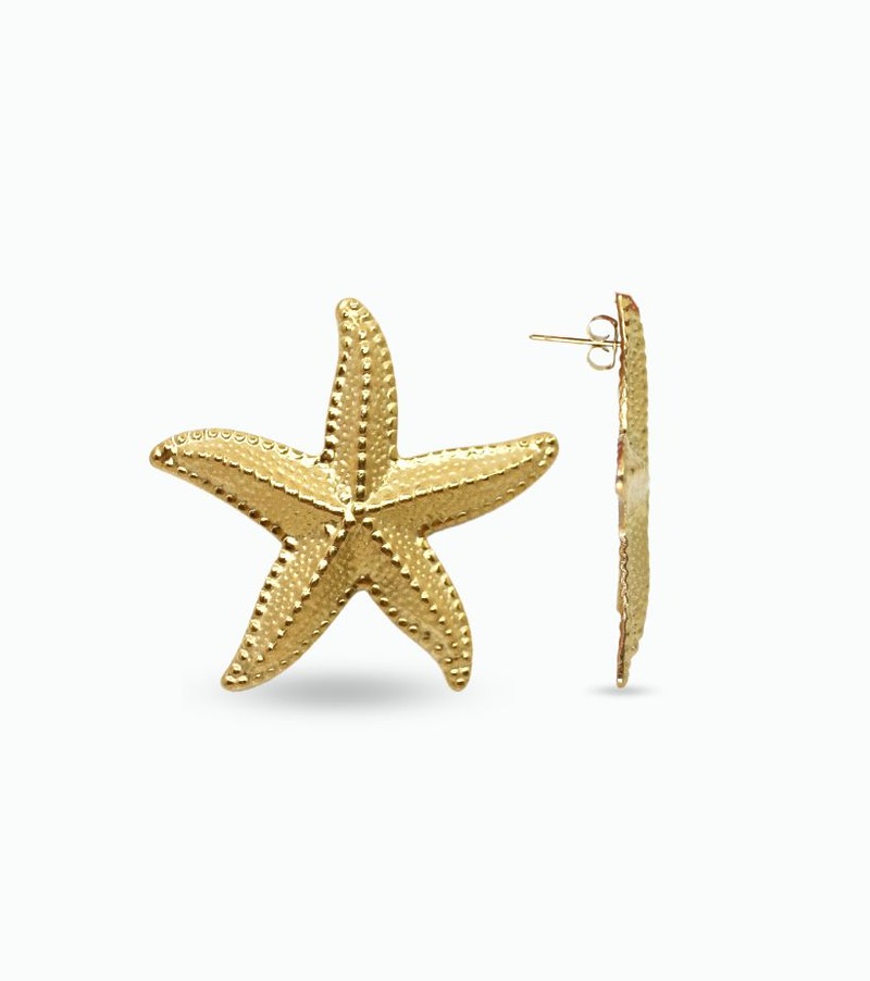 Grosse boucle d'oreille tendance