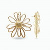 Boucle d'oreille marguerite pendante