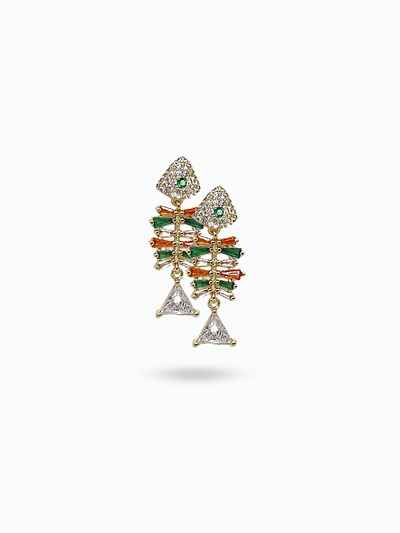 Boucles d'oreilles poisson