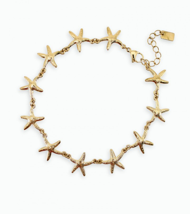 Cheville bracelet​​ étoiles de mer