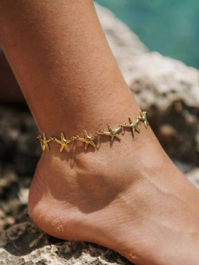 Cheville bracelet​​ étoiles de mer