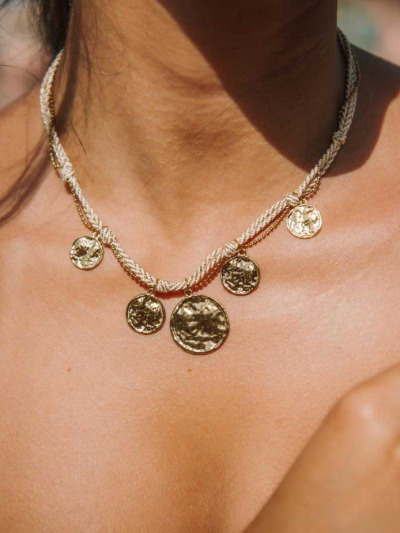 Collier cordon femme