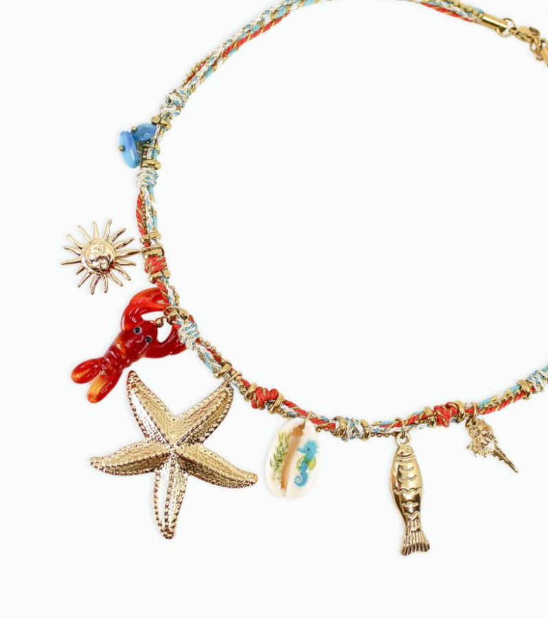 Collier breloque acier inoxydable