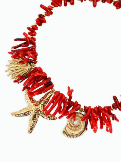 Collier en corail rouge​