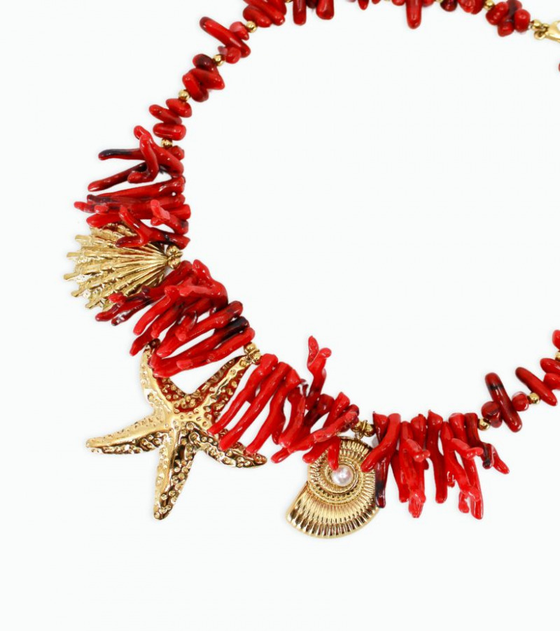 Collier en corail rouge​